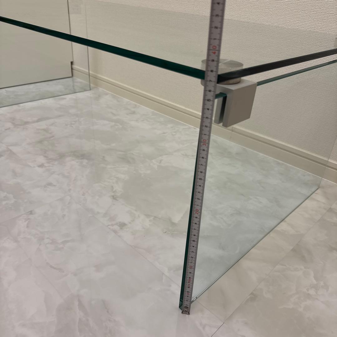 yページ【Francfranc】ガラス製センターテーブル