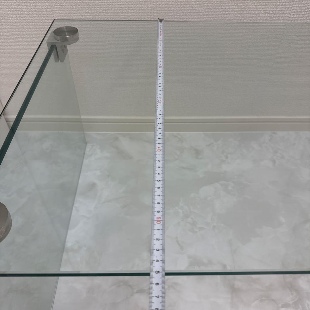 yページ【Francfranc】ガラス製センターテーブル