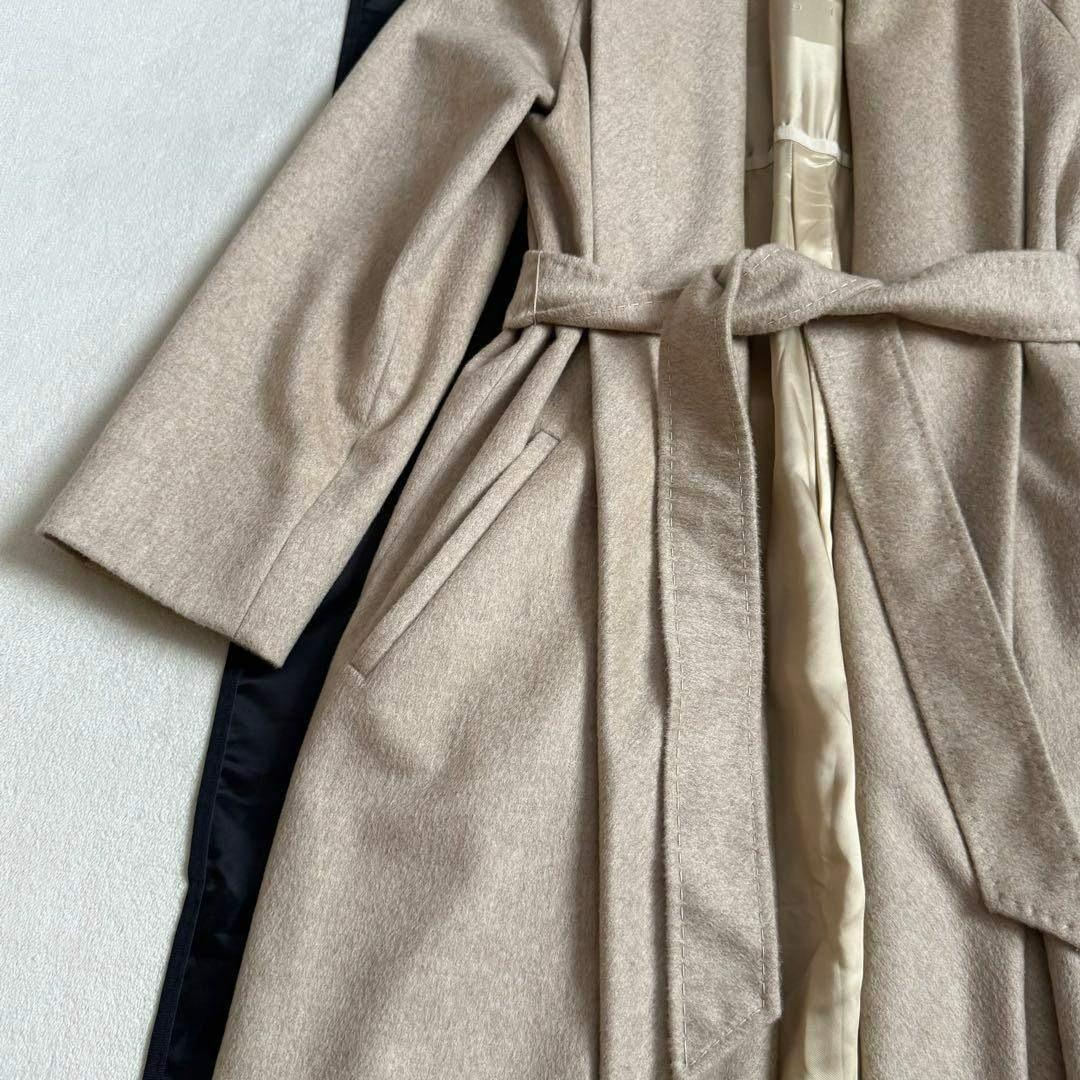 【極美品】MAX MARA STUDIO カシミア100% ラップコート 40