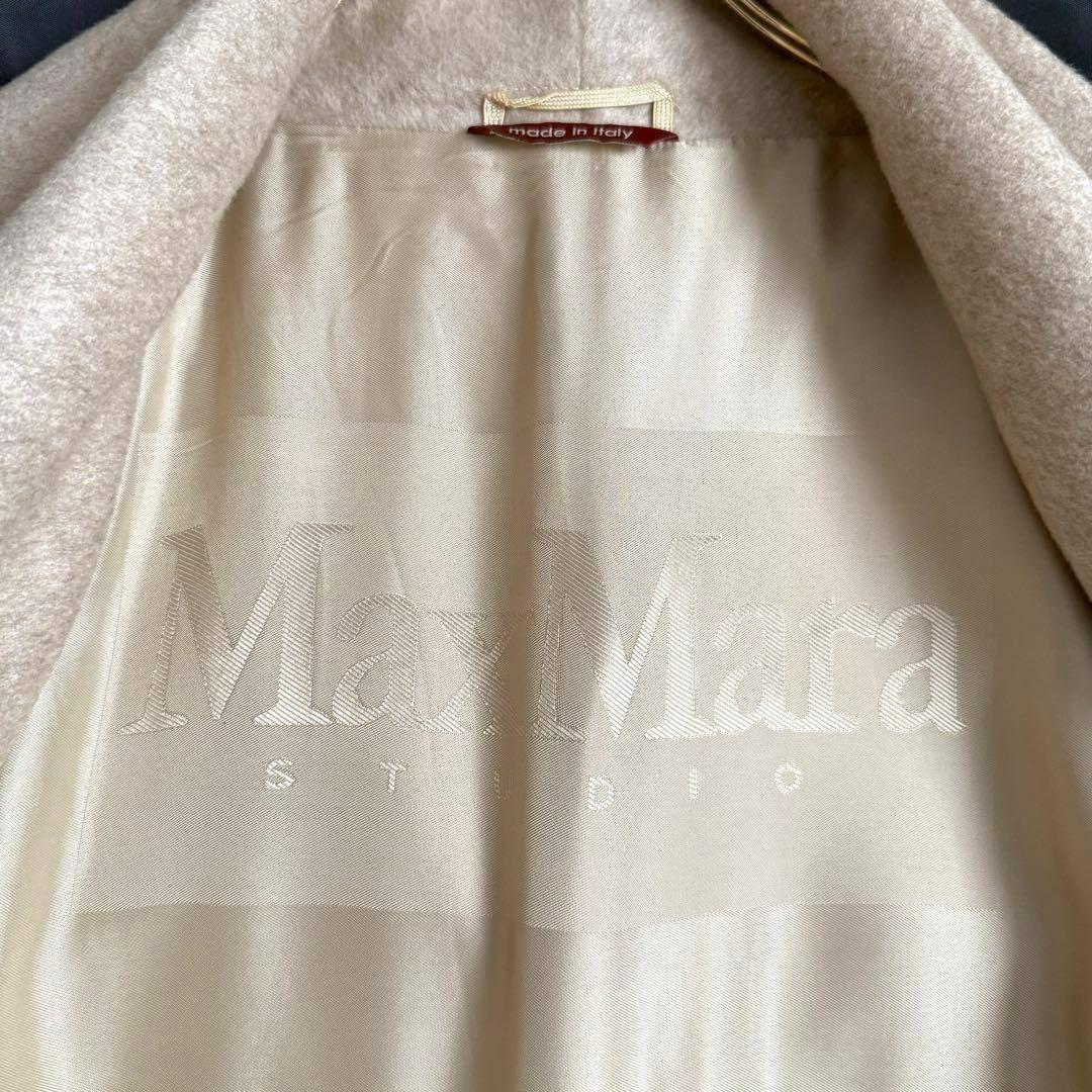 【極美品】MAX MARA STUDIO カシミア100% ラップコート 40