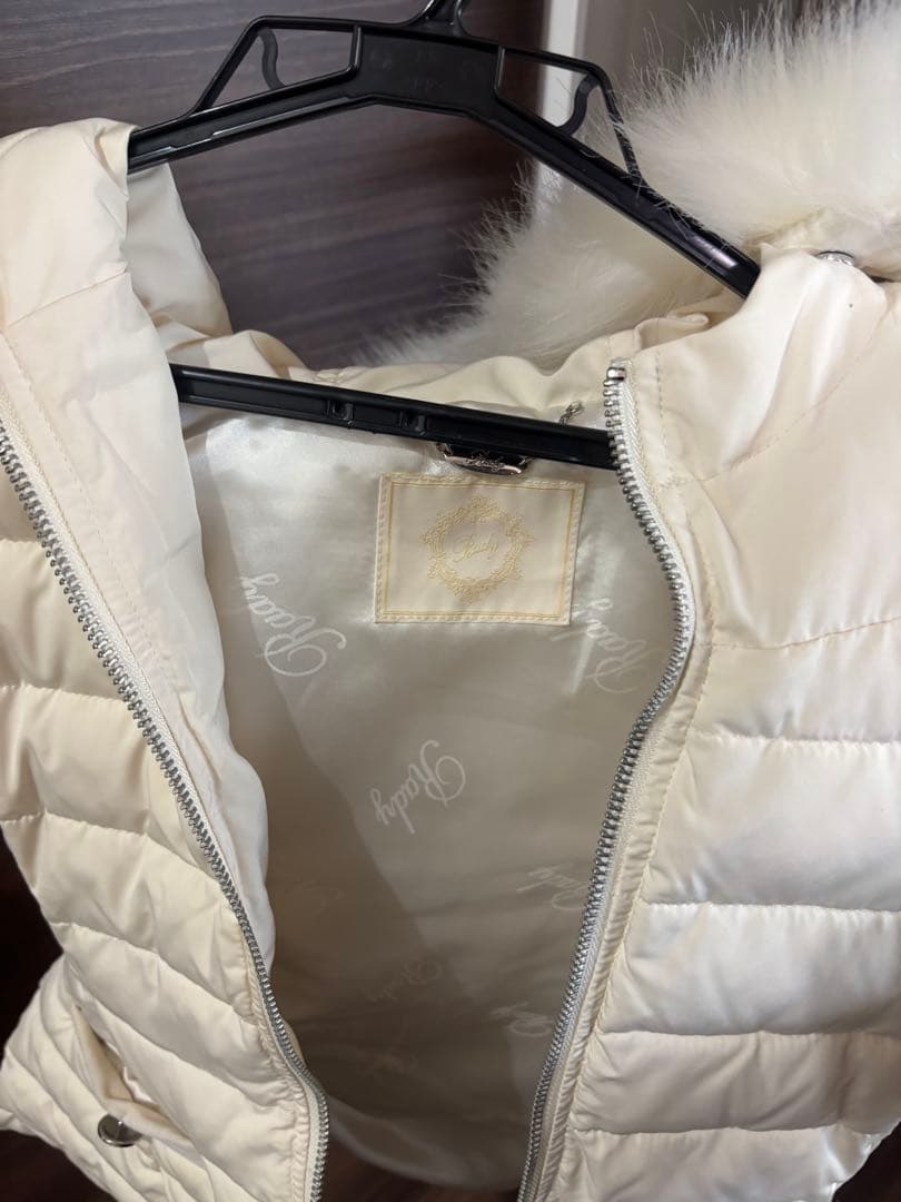 Rady ファーファイバーダウンベスト　ホワイト　M