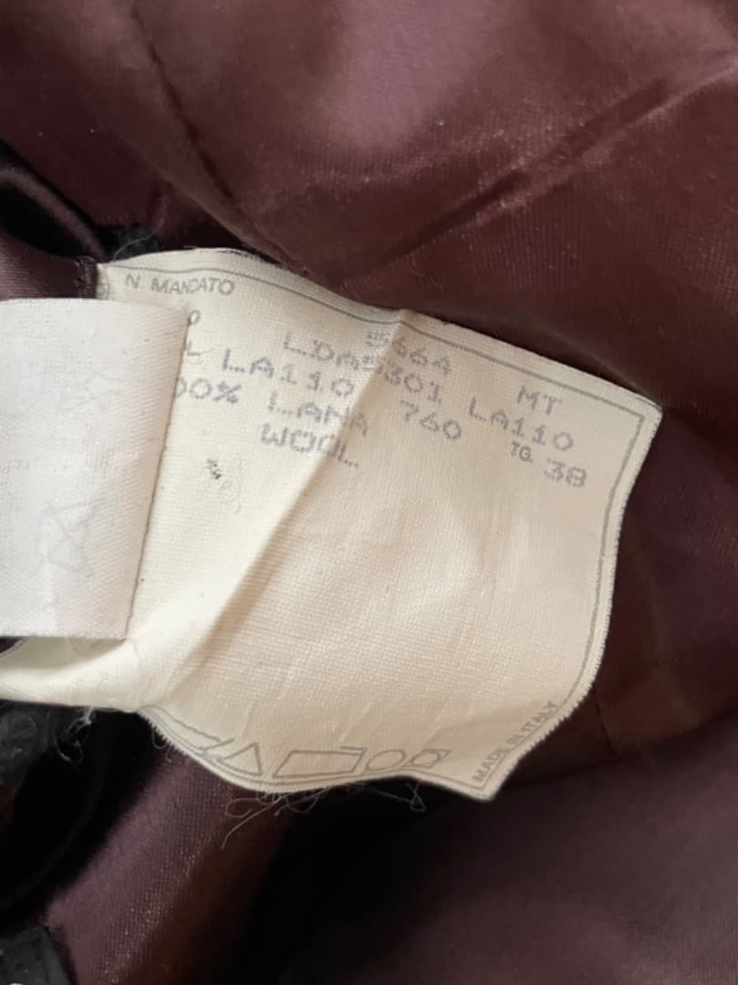 【本人期】ヘルムートラング　ステンカラーコート 38