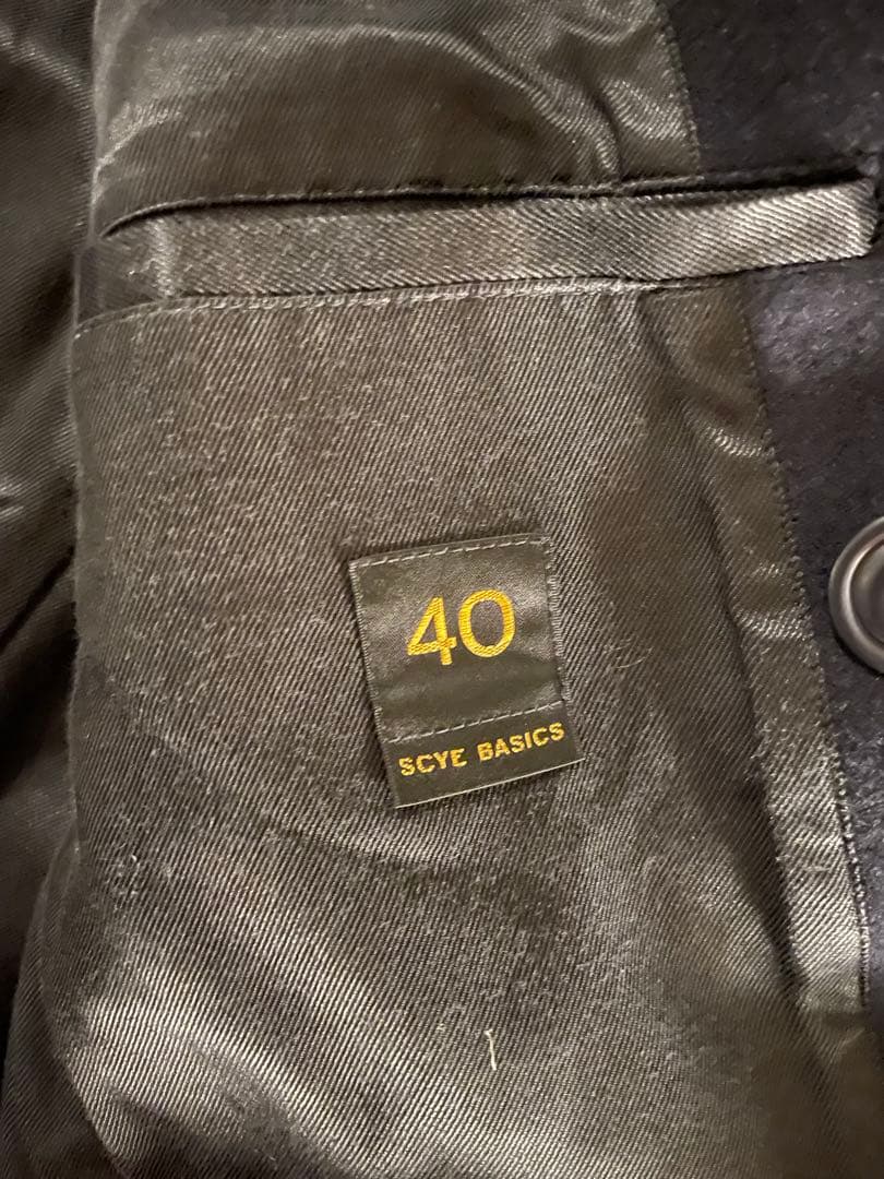 Scye basic peacoat ピーコート ネイビー 40