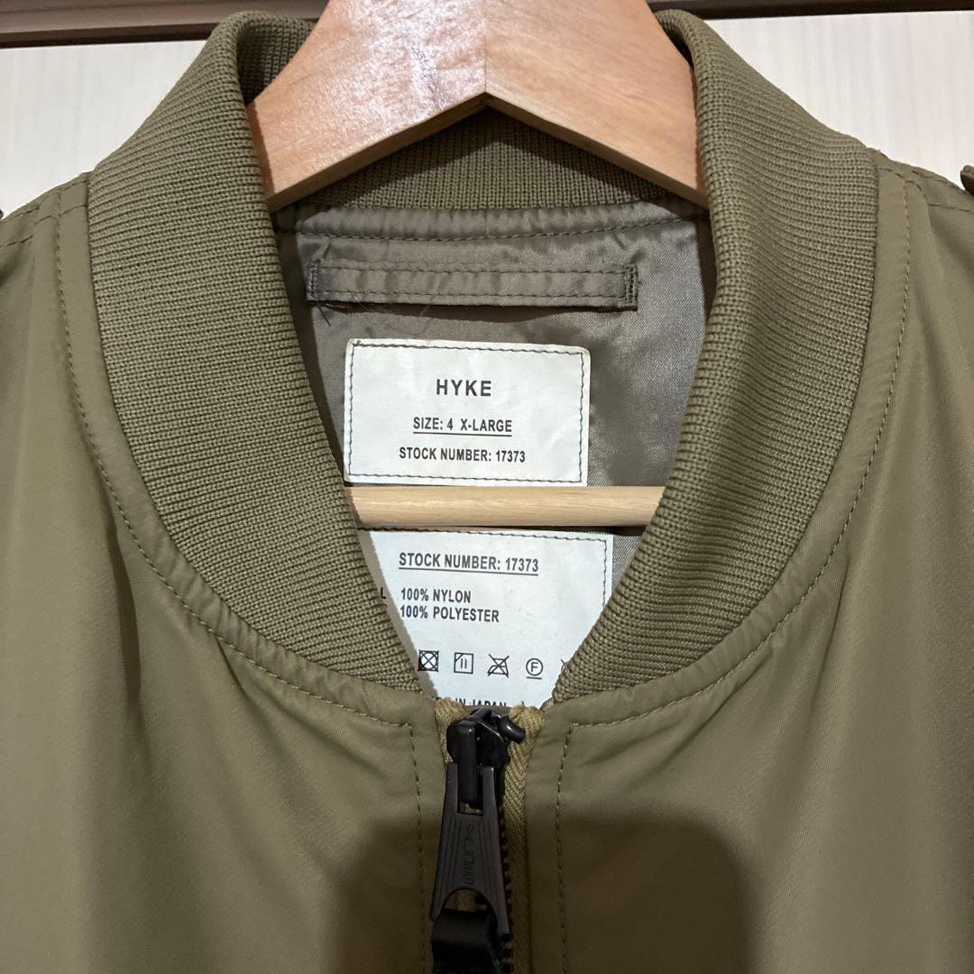 HYKE MA-1ジャケットTYPE L-2A JACKET