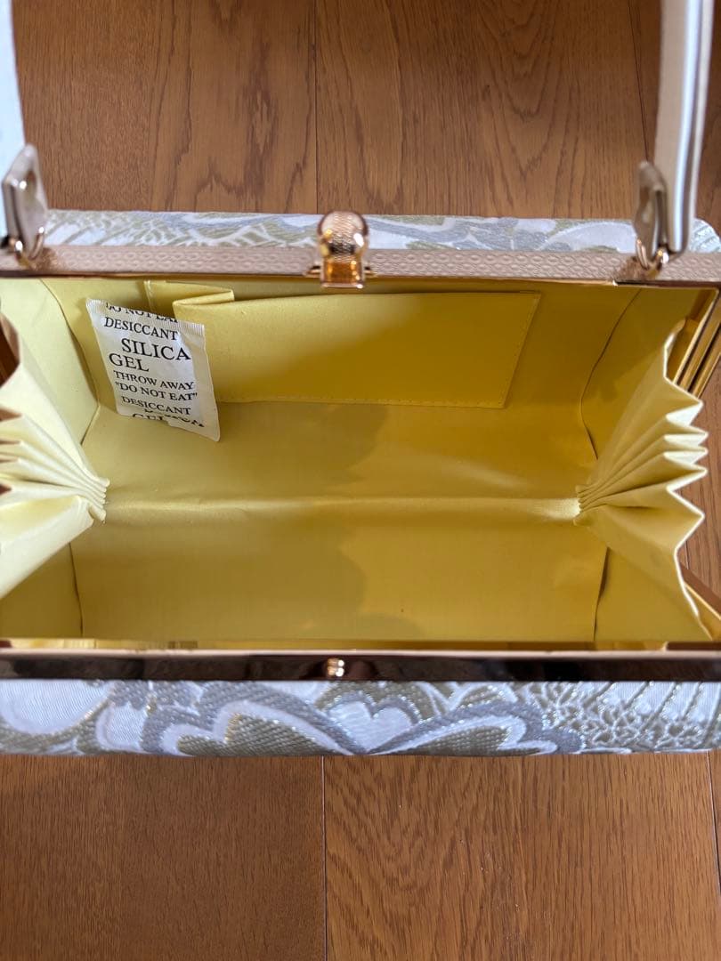 草履バッグセット　厚底　白　ホワイト