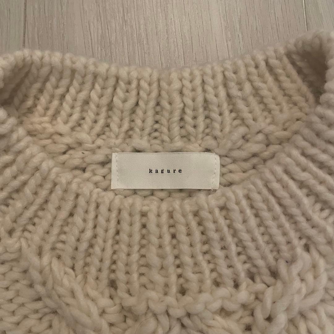 かぐれ　ペルーアランニットベスト　美品