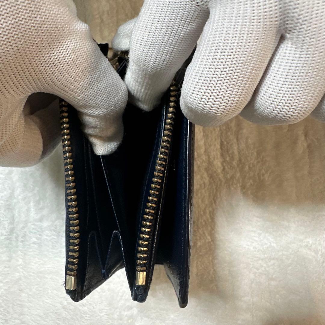 Paul Smith ポールドローイング 二つ折り財布 L字ファスナー