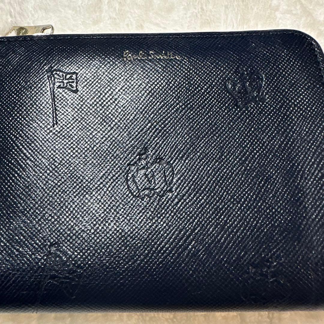 Paul Smith ポールドローイング 二つ折り財布 L字ファスナー