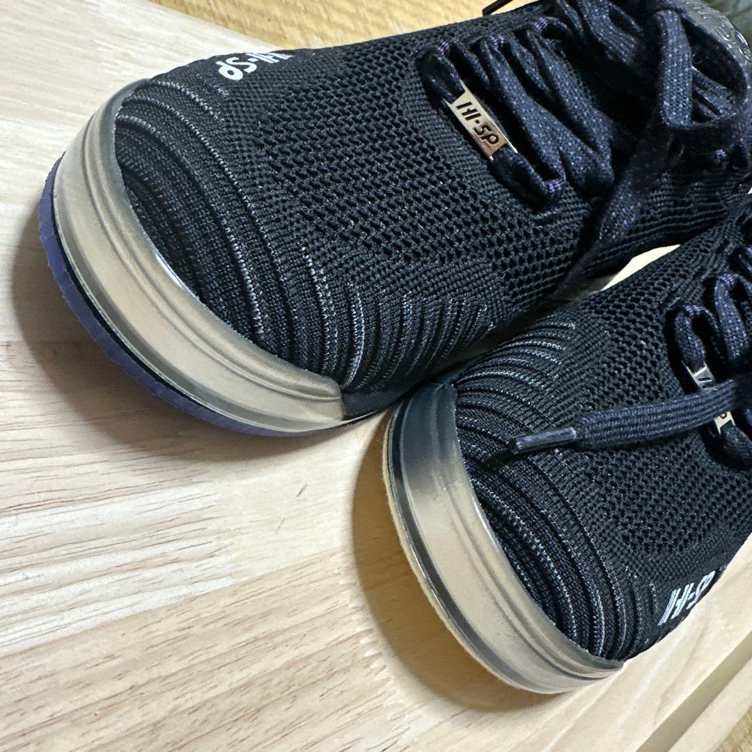 【右利き用】HI-SP ボウリングシューズ ブラック/パープル 27.5cm