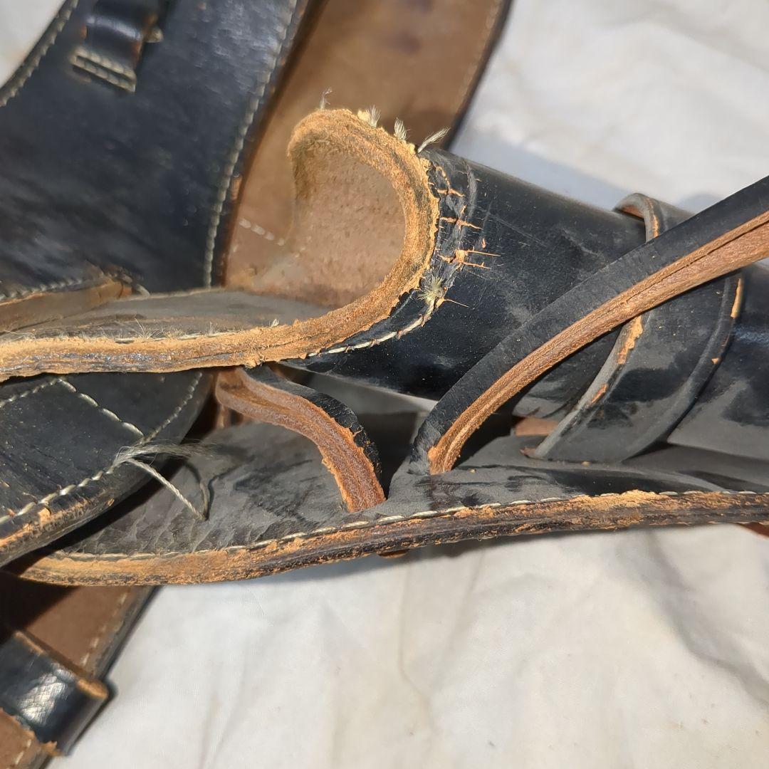 左利き用　saa ウエスタンガンベルト　本革レザーホルスター