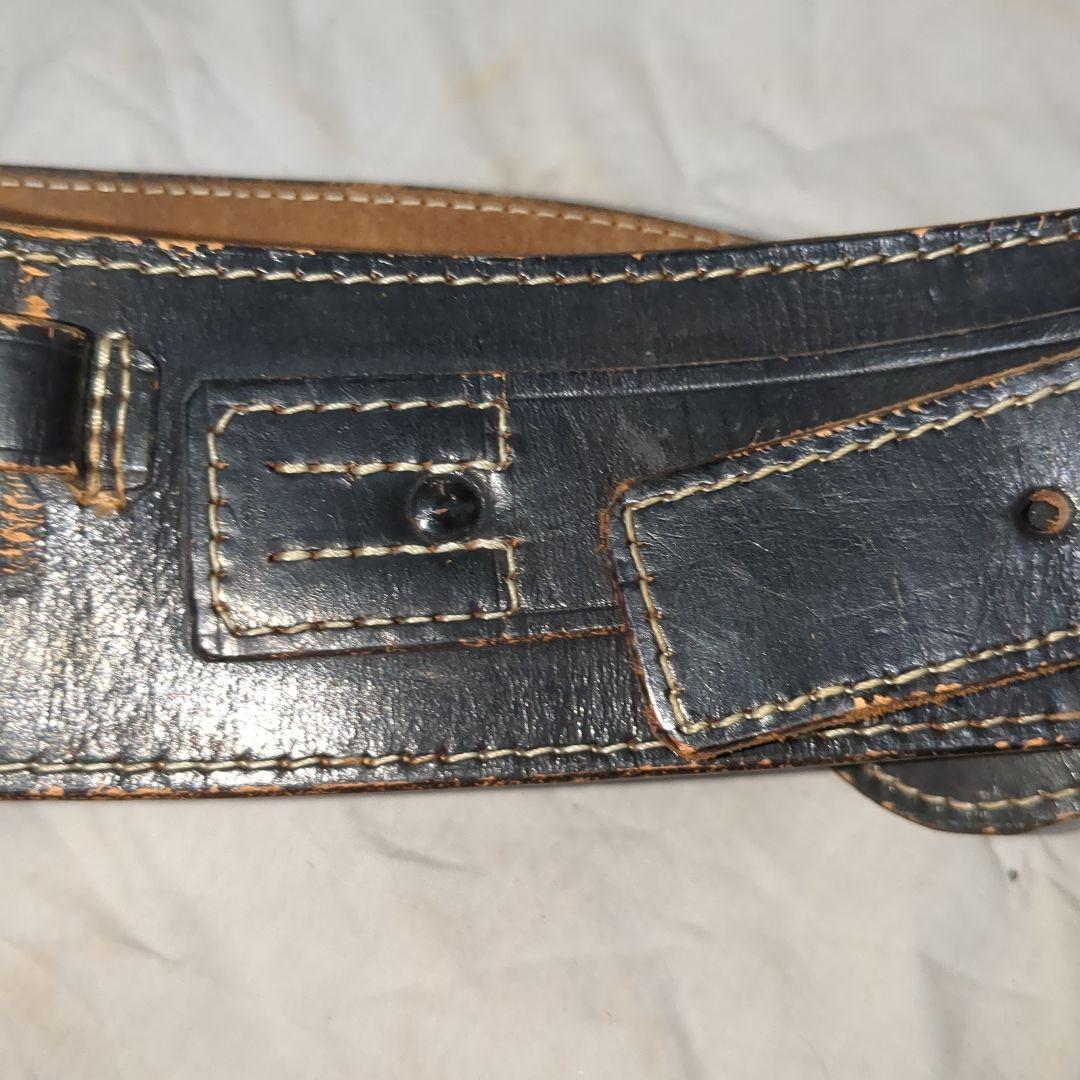 左利き用　saa ウエスタンガンベルト　本革レザーホルスター