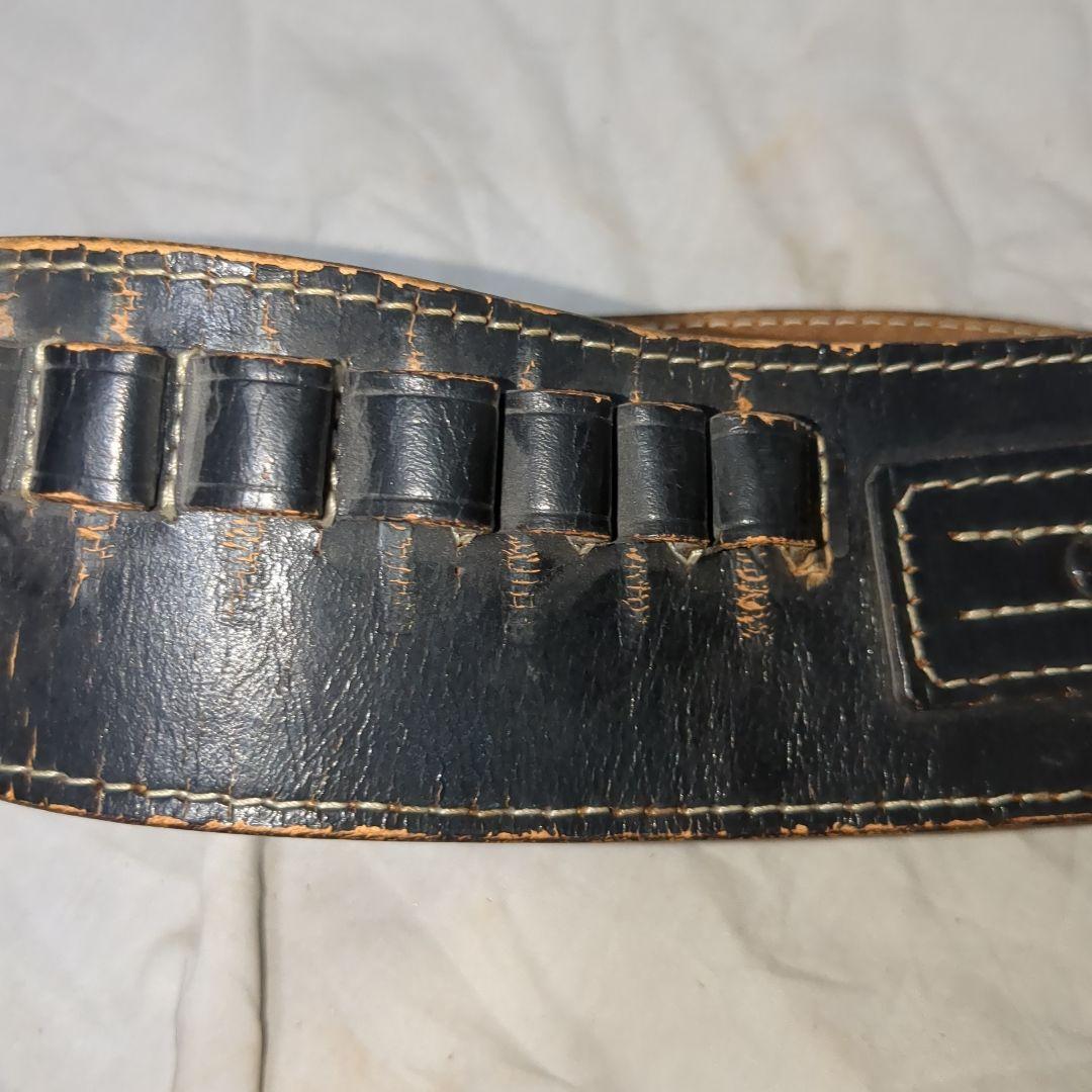 左利き用　saa ウエスタンガンベルト　本革レザーホルスター