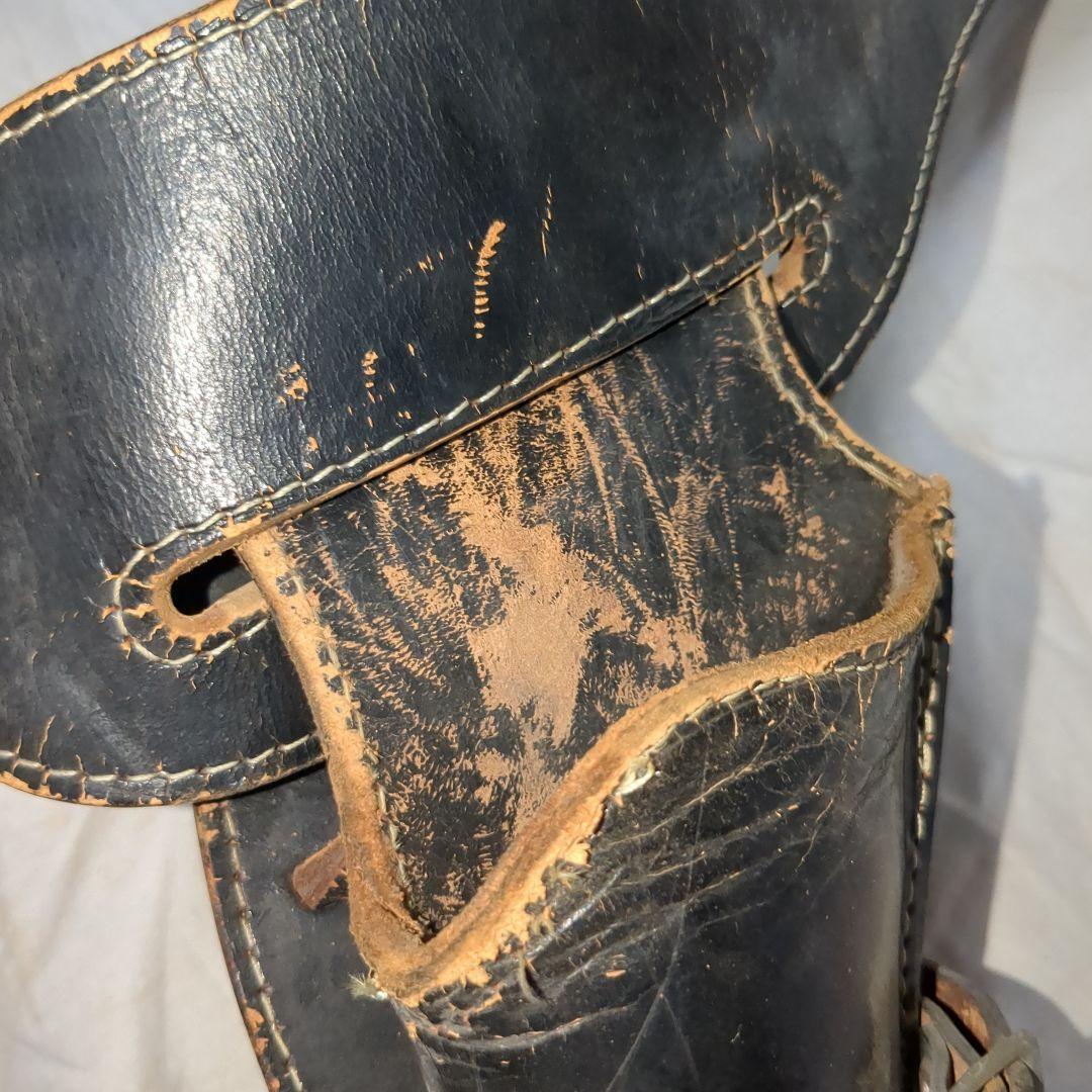 左利き用　saa ウエスタンガンベルト　本革レザーホルスター