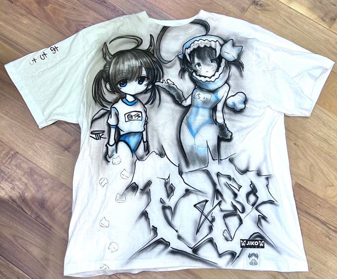 ぽなかすいたね jiko 一点物 tシャツ トウフ 雀蜂 ほんわか サブカル
