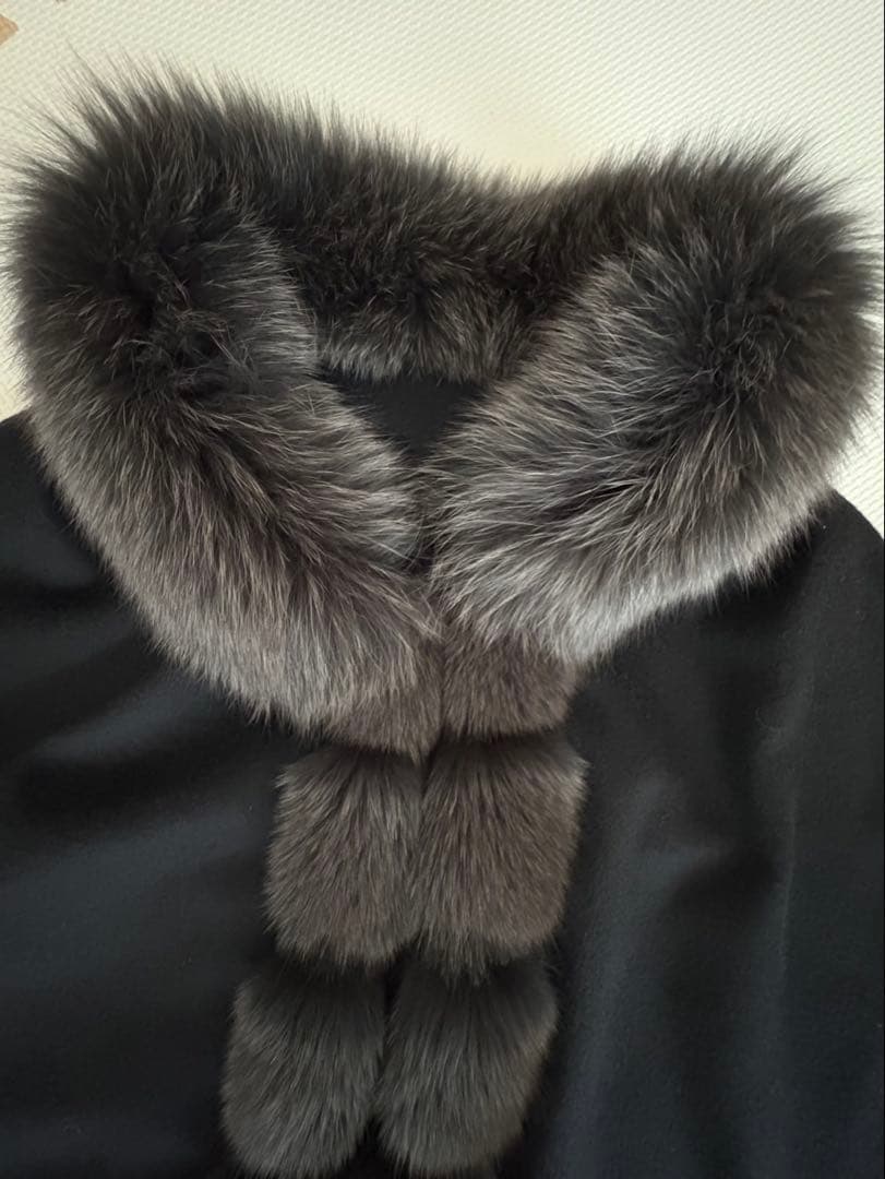 【美品】SAGA FURS サガファー　ポンチョ　ケープ