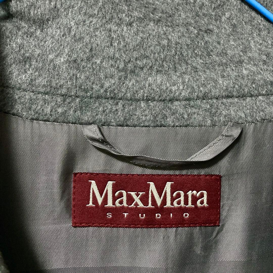 超美品 MAXMARA STUDIO マックスマーラ カシミヤタッチ コート