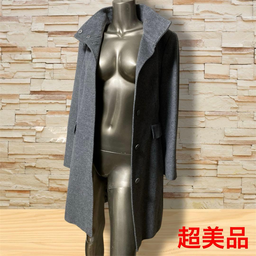 超美品 MAXMARA STUDIO マックスマーラ カシミヤタッチ コート