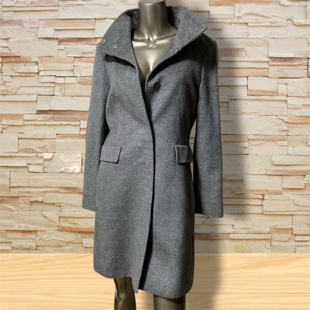超美品 MAXMARA STUDIO マックスマーラ カシミヤタッチ コート