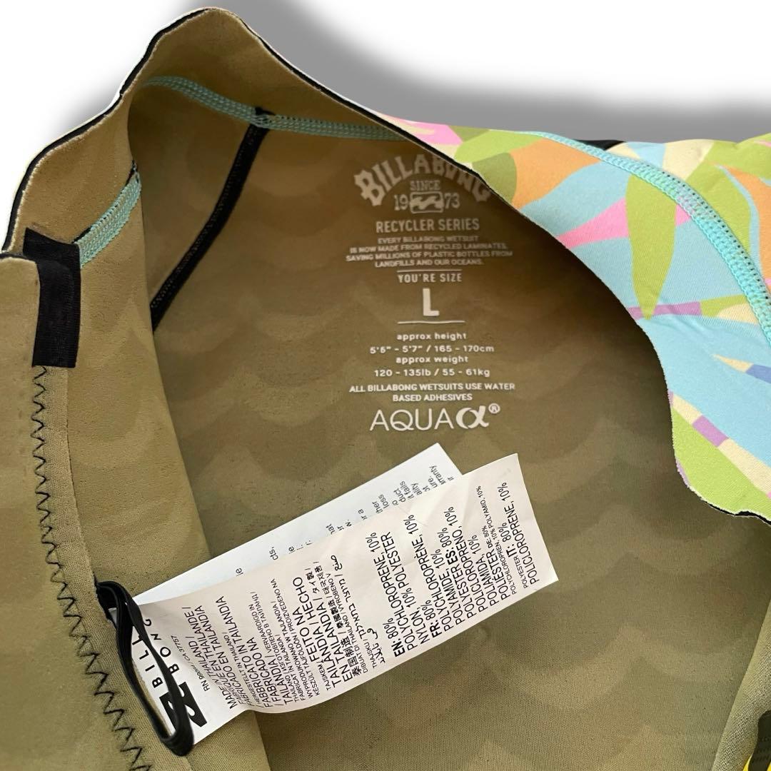 【新品】ビラボン レディース ロンスプ ロンスリ ウェットスーツ 既製サイズ L