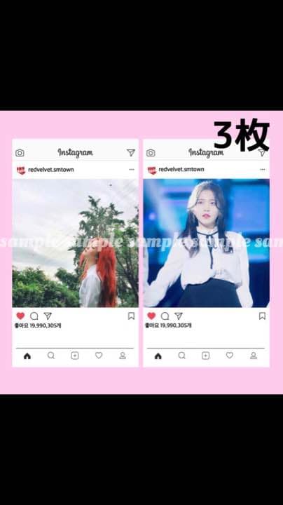 Instagram風透明トレカ