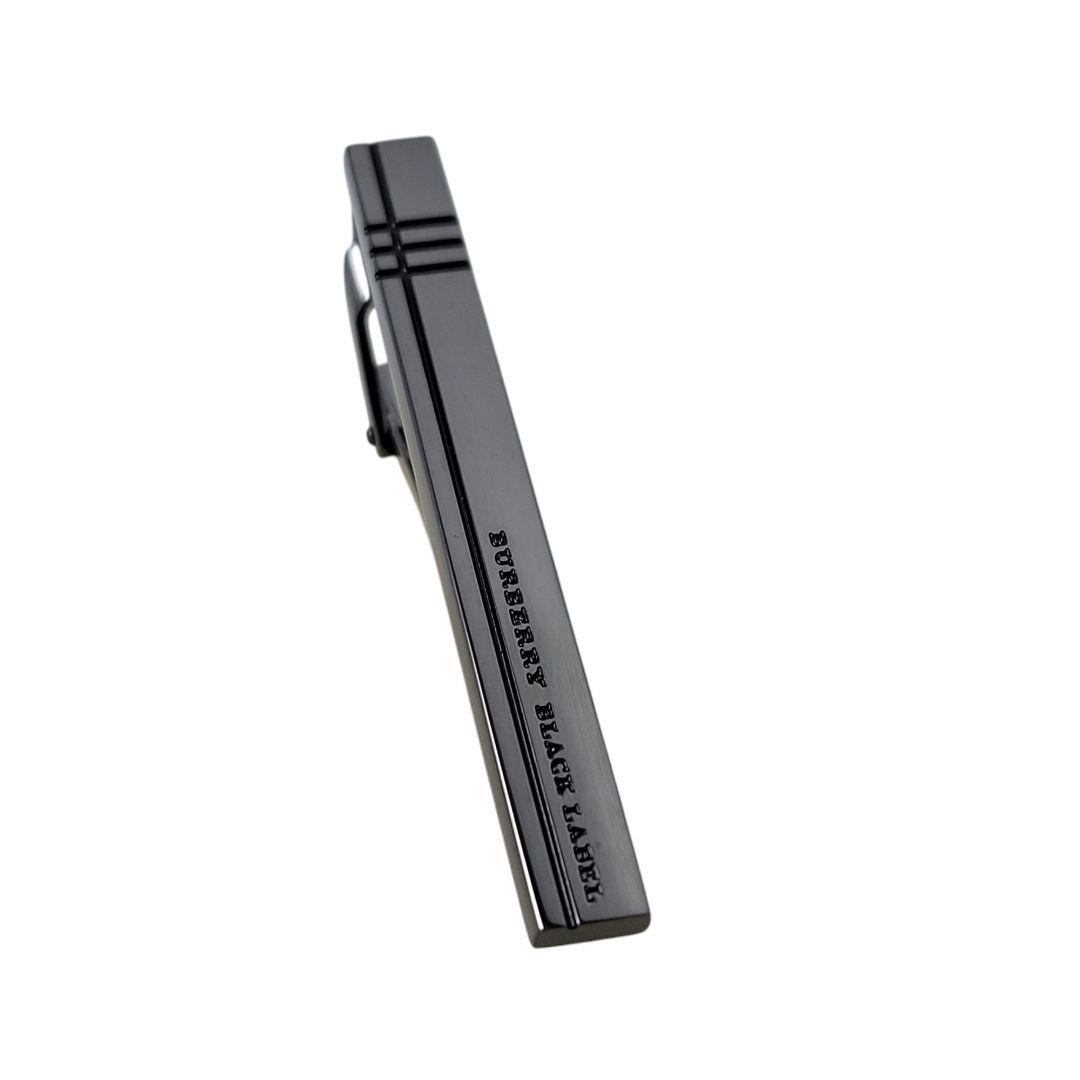 【極美品】BURBERRY BLACK LABEL ネクタイピン ブラック