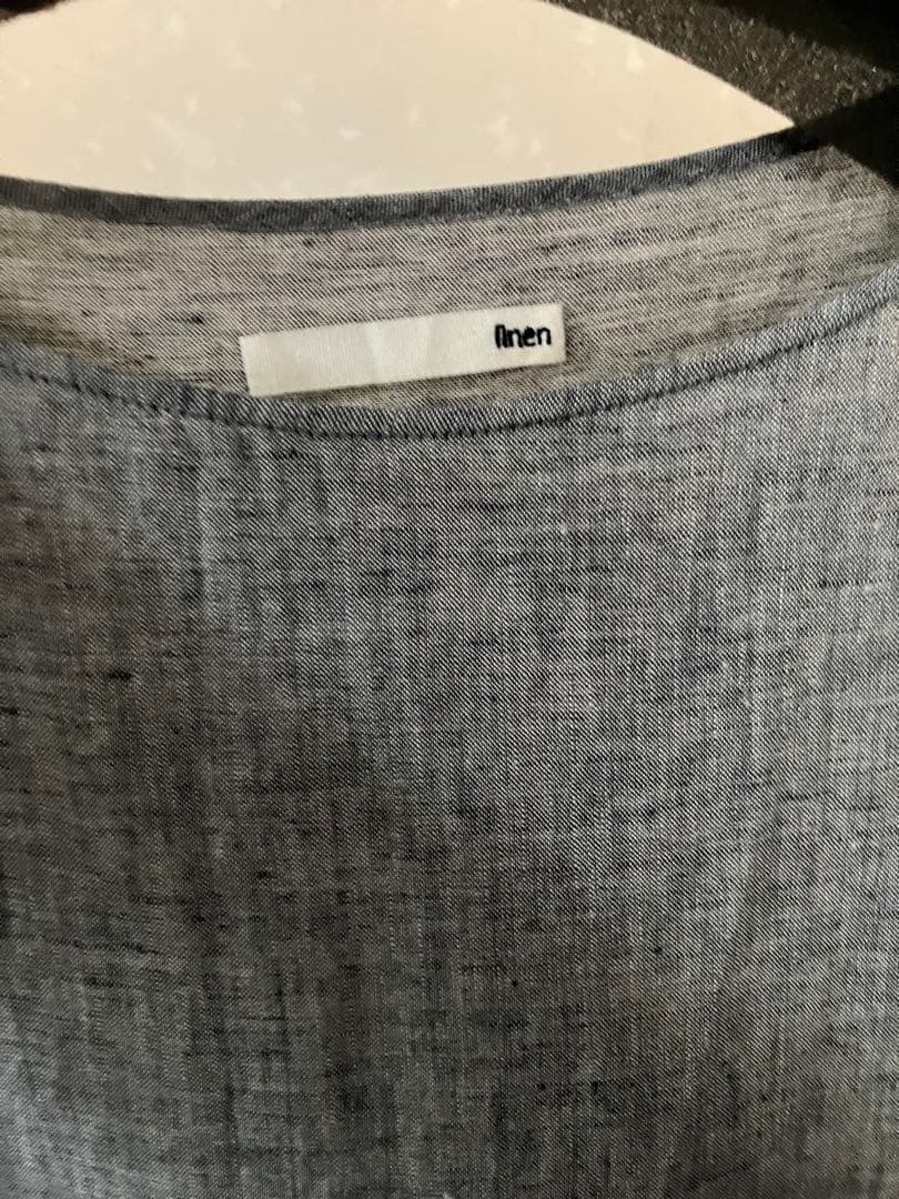 evam eva linen poncho(リネンポンチョ) sumi