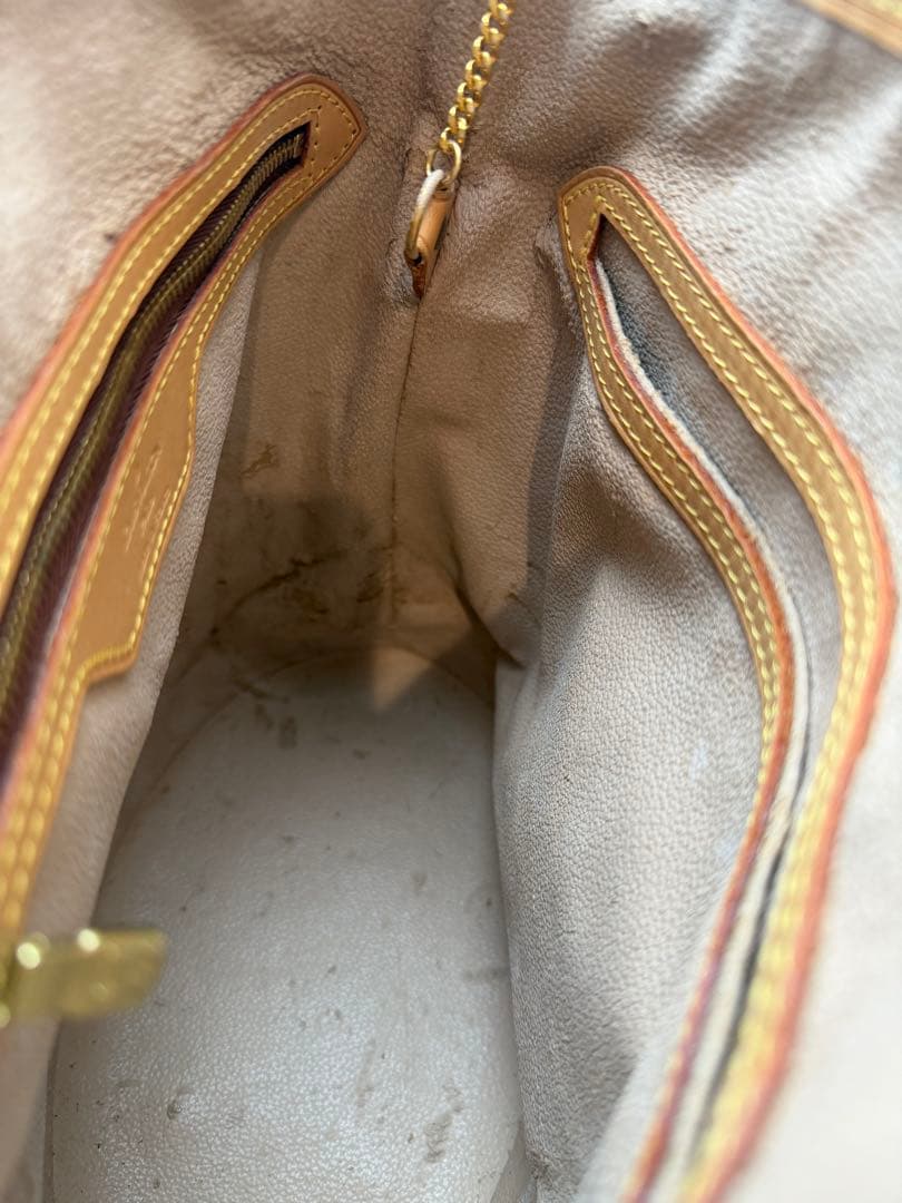 LOUIS VUITTON モノグラム バケットPM プチバケット　内側ベタ