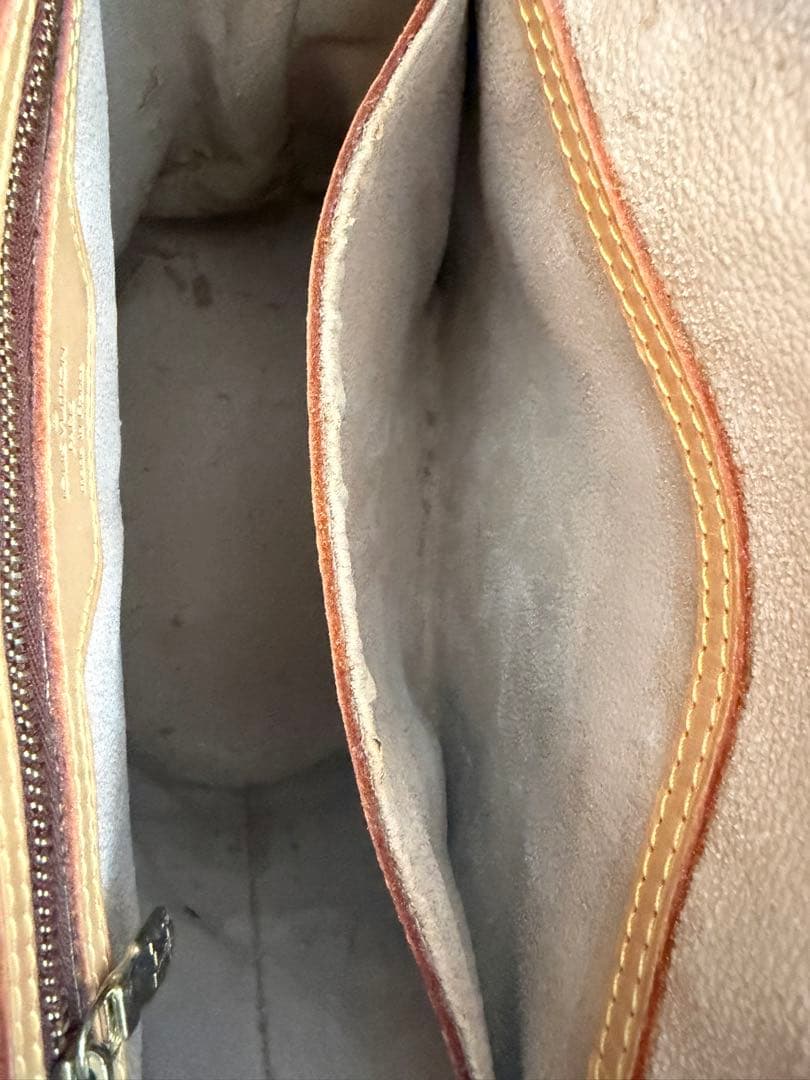 LOUIS VUITTON モノグラム バケットPM プチバケット　内側ベタ