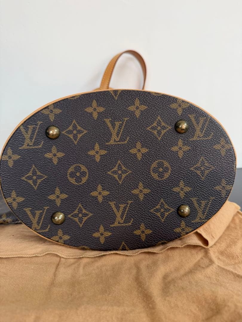 LOUIS VUITTON モノグラム バケットPM プチバケット　内側ベタ