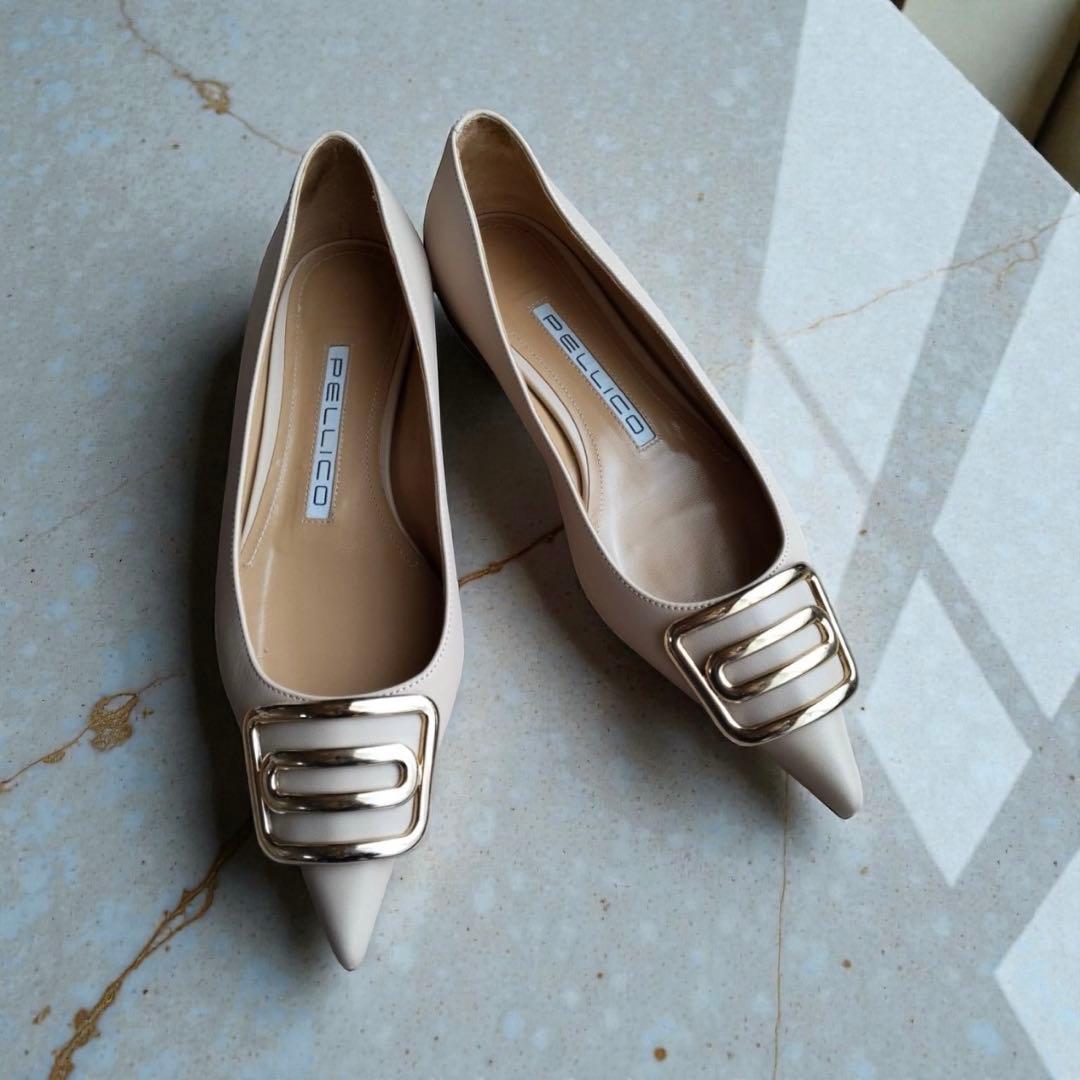 PELLICO CUORE デュエアネッリ パンプス　ベージュ　36