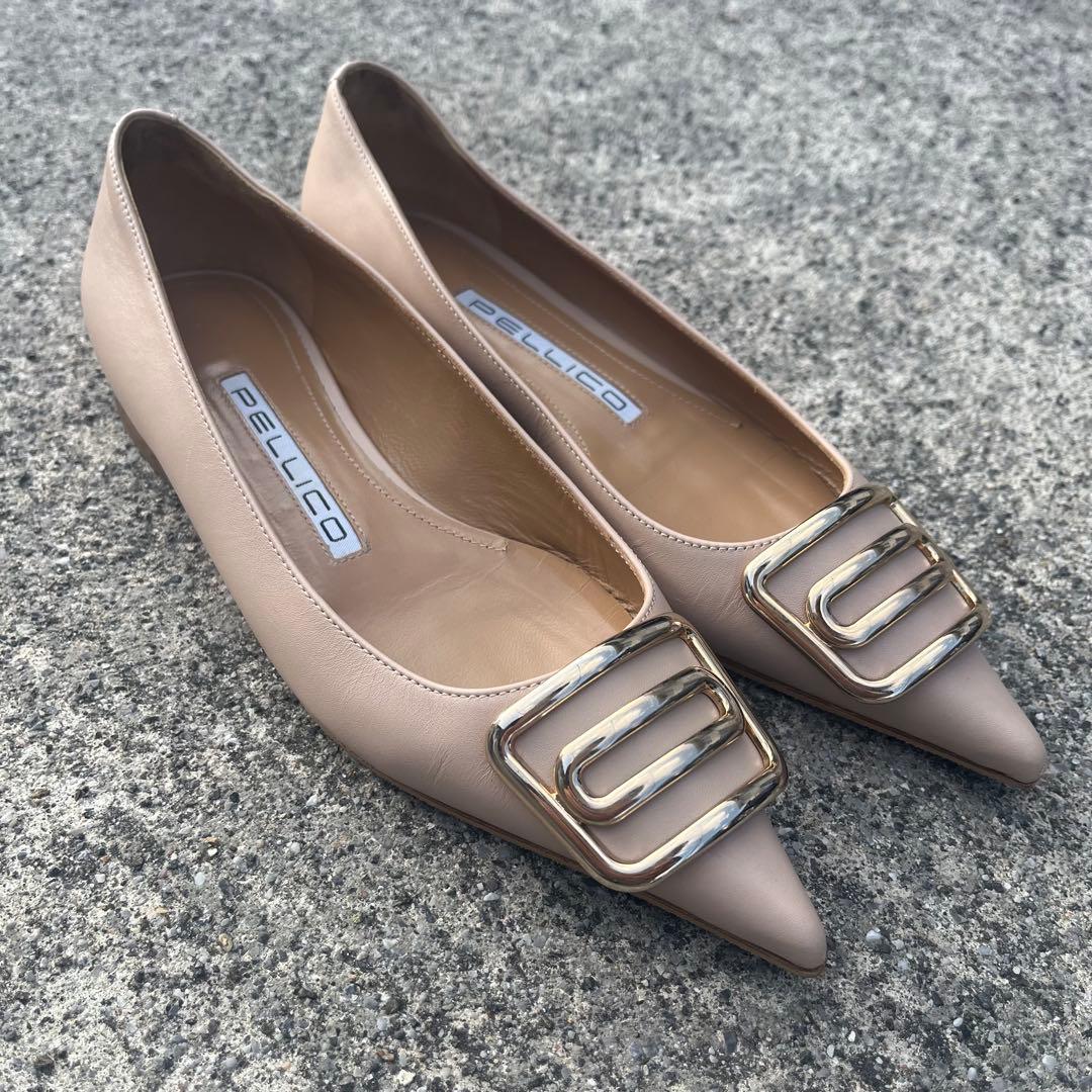 PELLICO CUORE デュエアネッリ パンプス　ベージュ　36