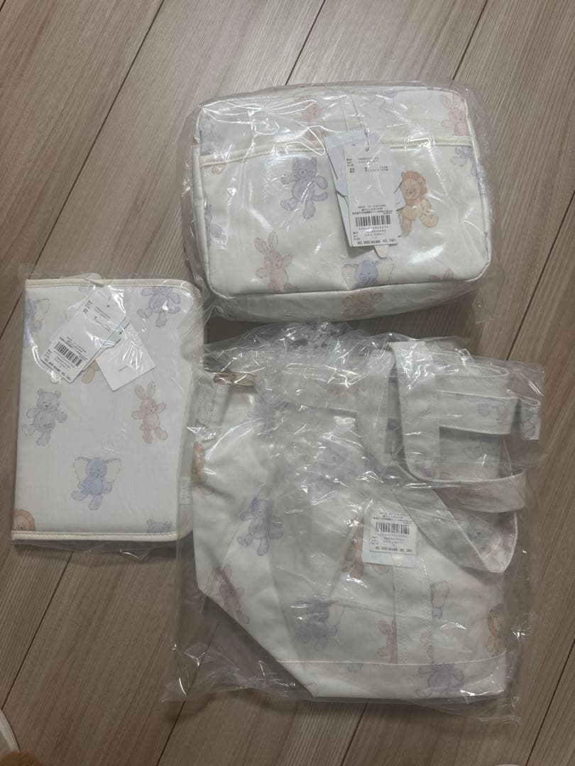 ジェラピケ 母子手帳ケース おむつポーチ ママバッグ