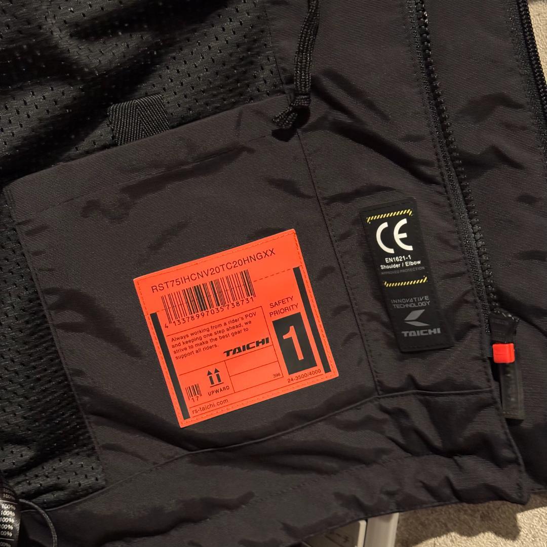 【美品！】RS TAICHI オールシーズンパーカ ブラック M RSJ726