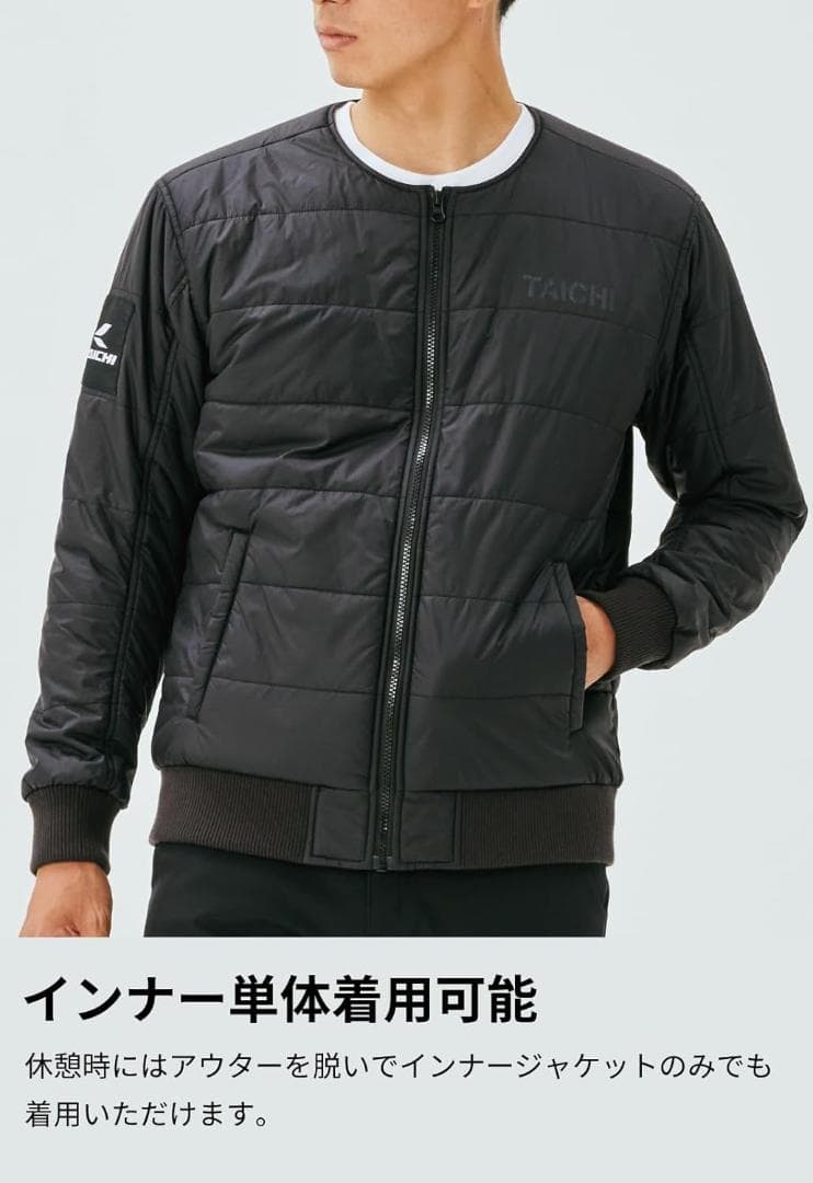 【美品！】RS TAICHI オールシーズンパーカ ブラック M RSJ726