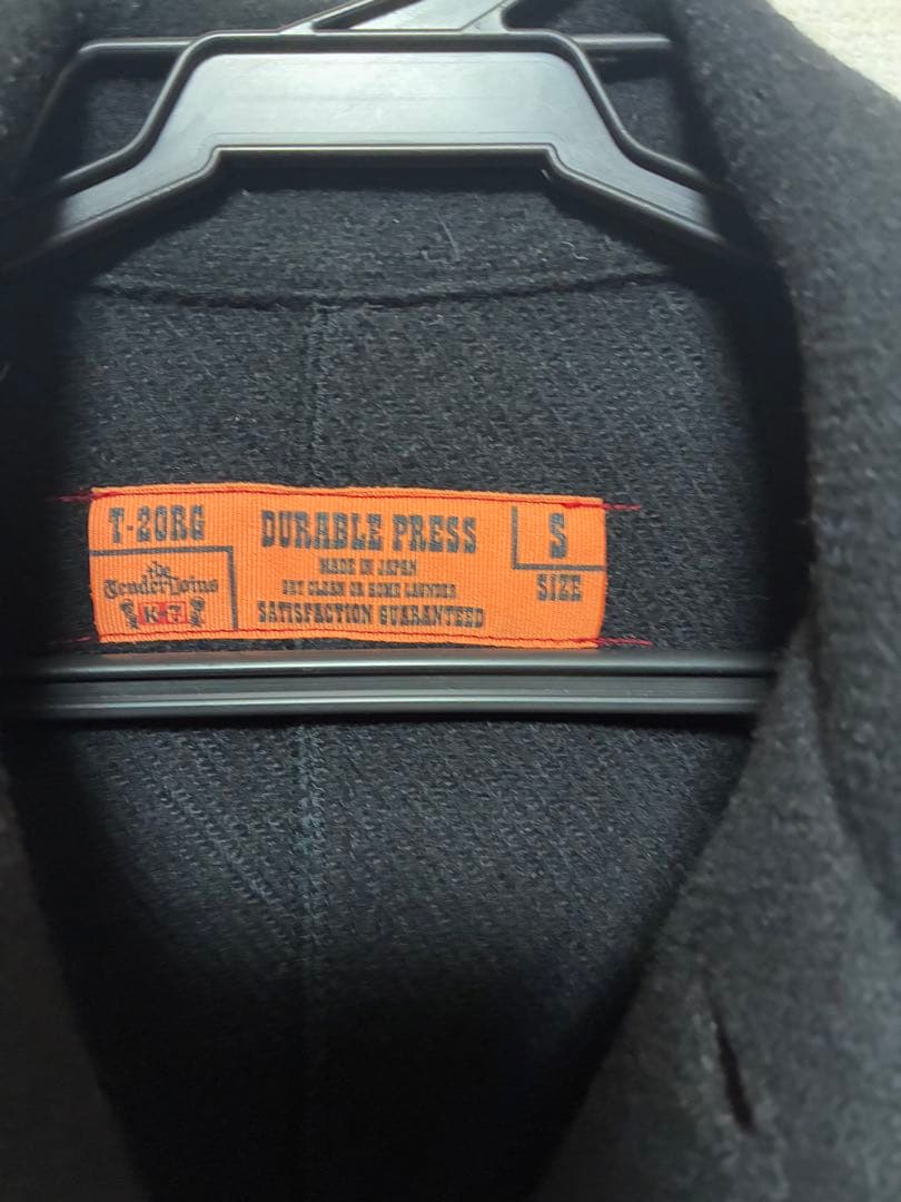 TENDERLOIN T-WOOL CPO JKT ボックスロゴ 黒 S