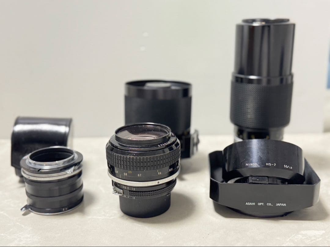 【完全現状品】Nikon F2 770万番台 / 55mm f1.2 他 セット