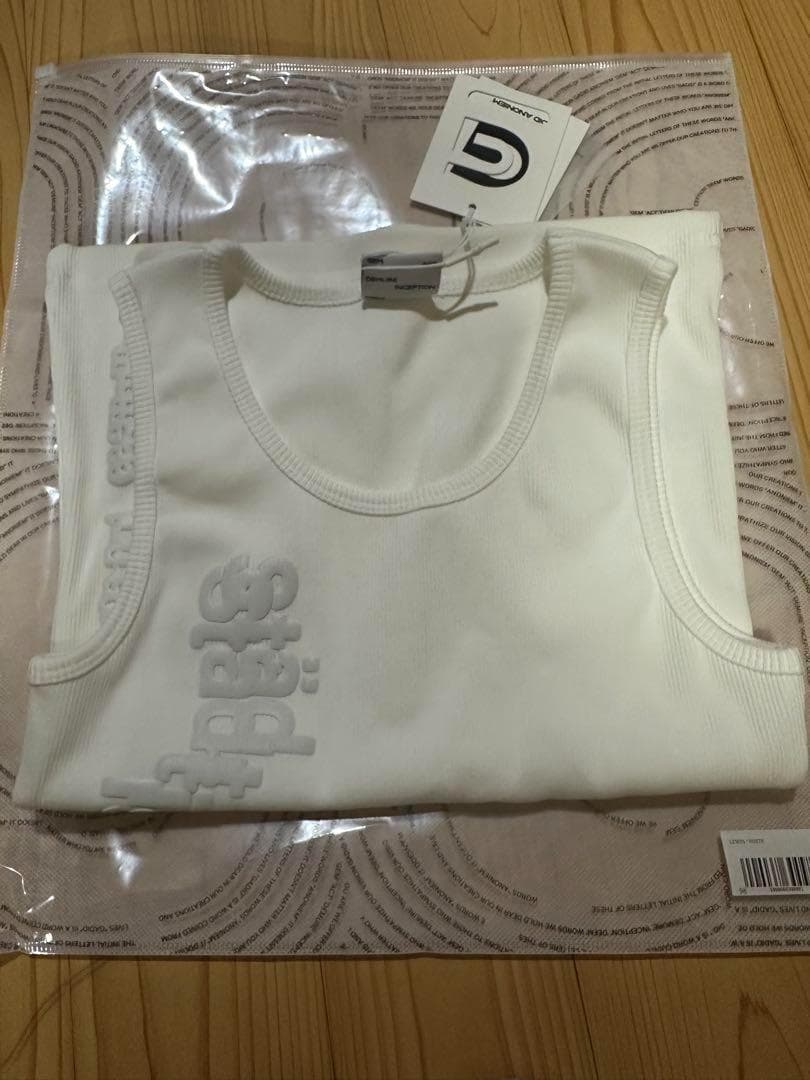新品【即日発送】GADID ANONIEM LEWIN WHITE タンクトップ