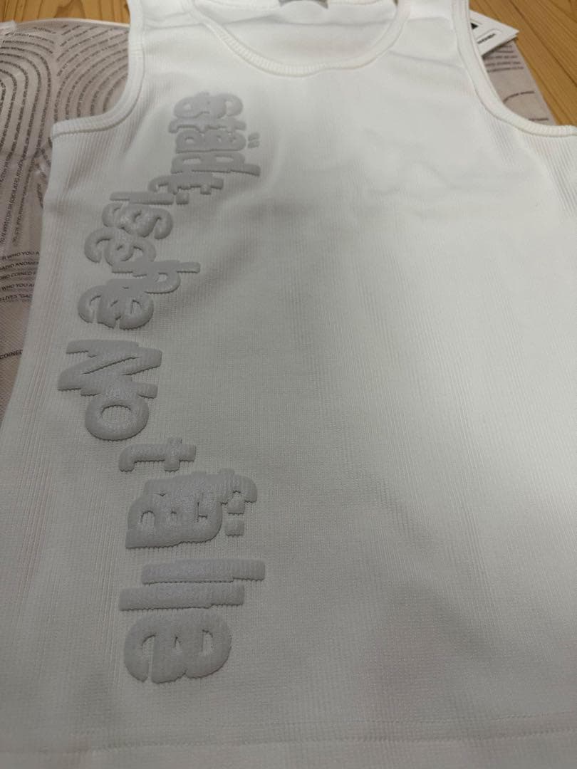 新品【即日発送】GADID ANONIEM LEWIN WHITE タンクトップ