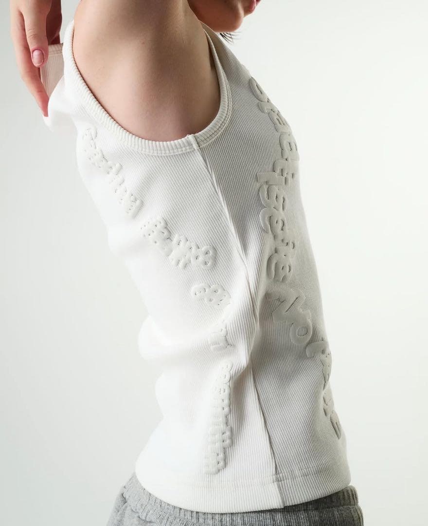 新品【即日発送】GADID ANONIEM LEWIN WHITE タンクトップ