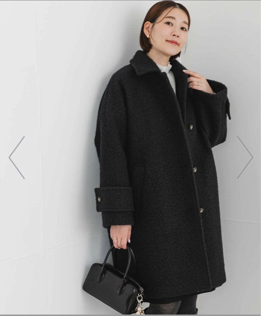 F by ROSSO 『UR TECH』ブークレステンカラーコート