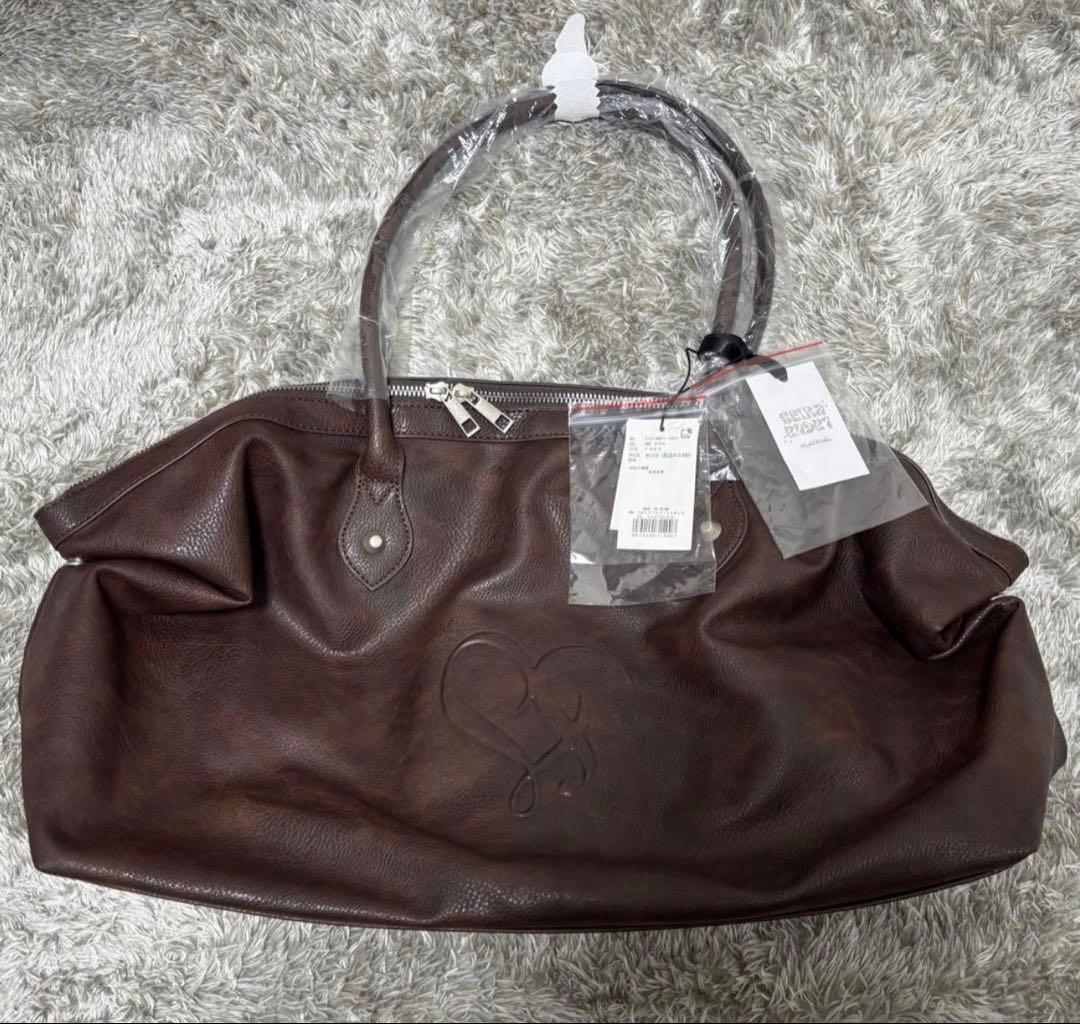 SEIRA×LAGUA BOSTON BAG BRN