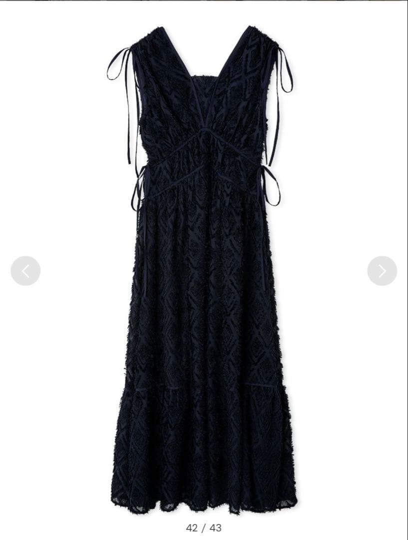 SNIDEL ジャガードドロストディティールワンピース