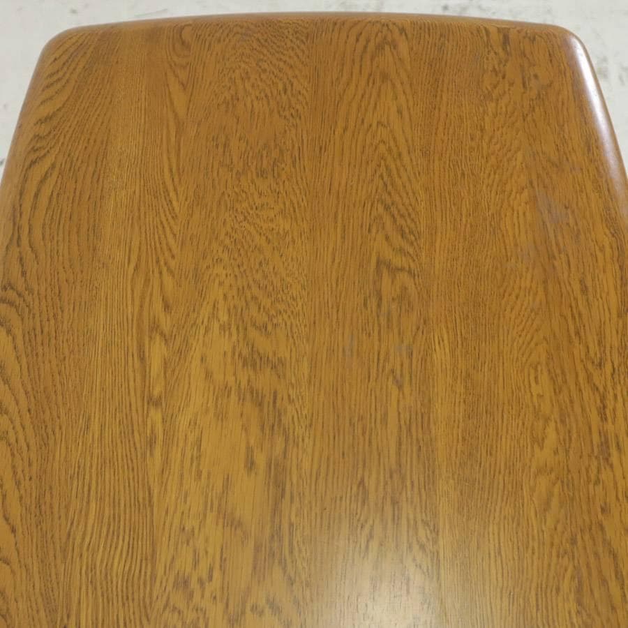 値下浜本工芸 キッチンワゴン サイドテーブル キャスター4輪 オーク　棚板欠品