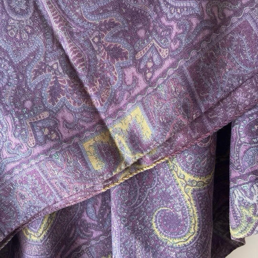 ETRO 大判ペイズリー柄ストール /ショール　美品　イタリア製