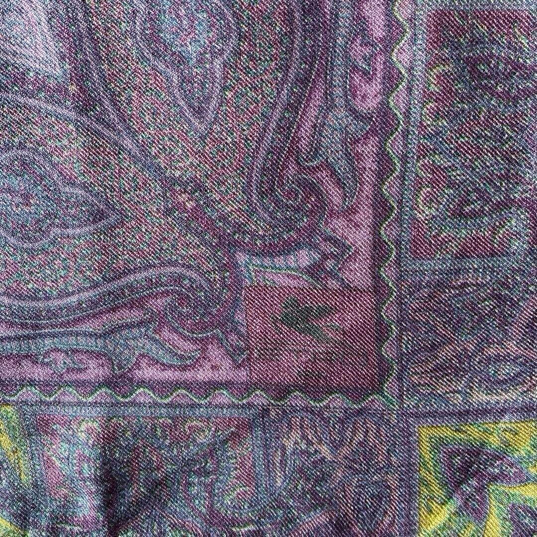 ETRO 大判ペイズリー柄ストール /ショール　美品　イタリア製
