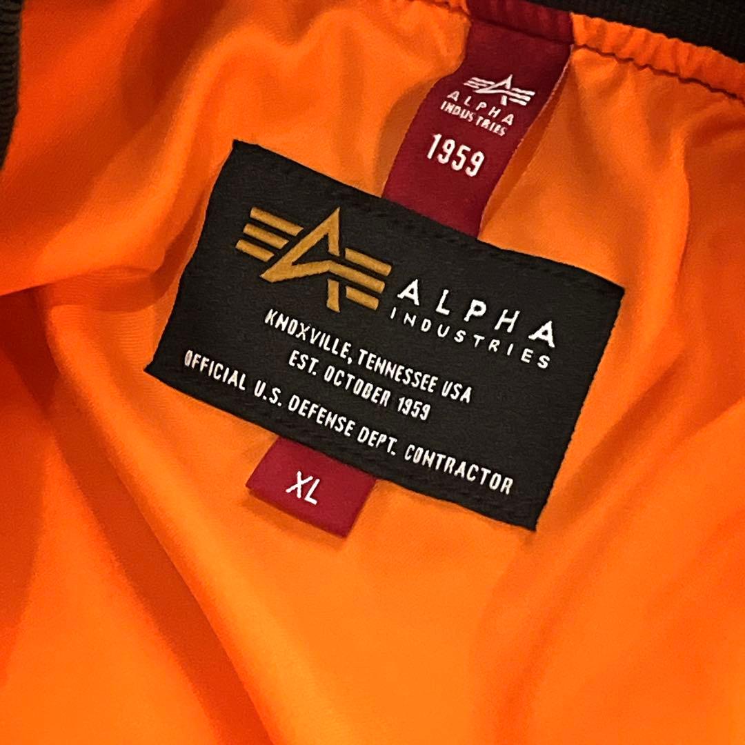 ALPHA×MONKEY TIME キルティング　MA-1 ミリタリー　XL