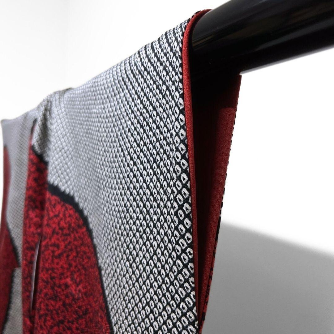 絞り　刺繍　金彩　花模様　鹿の子　振袖　着物　013a p