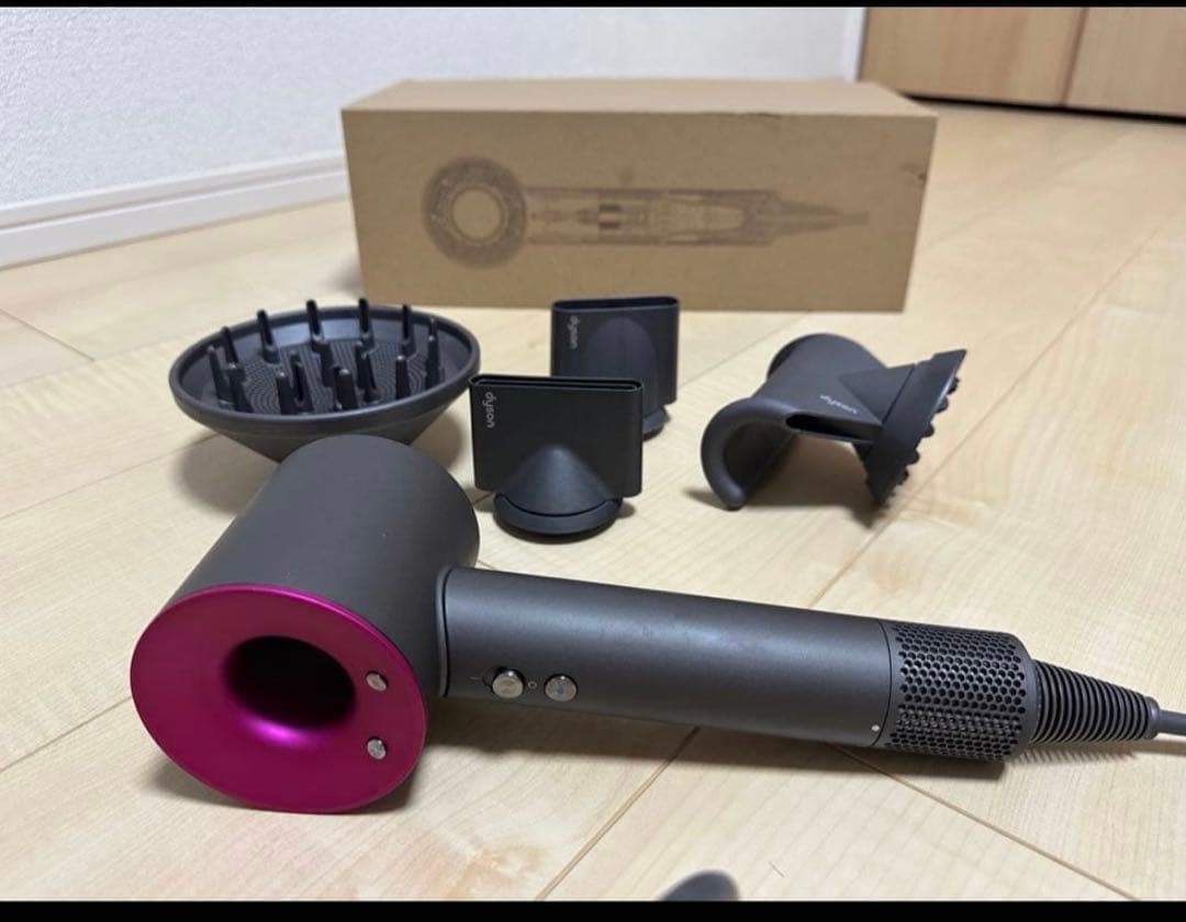 Dyson ヘアドライヤー HD08 ULF BBN ENT ブラック/ピンク