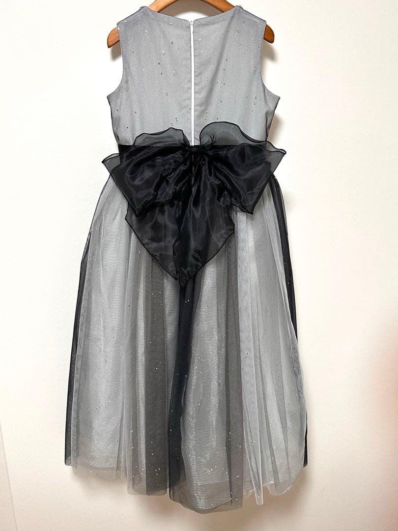 ドレスコ　グラデーショングレービジューストーンロングドレス 135(9号)