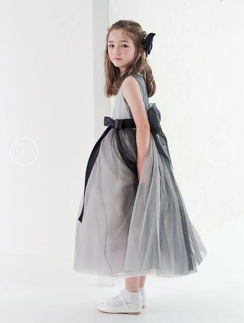 ドレスコ　グラデーショングレービジューストーンロングドレス 135(9号)